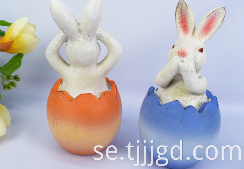 Solar Resin Lamp Rabbit Shaped